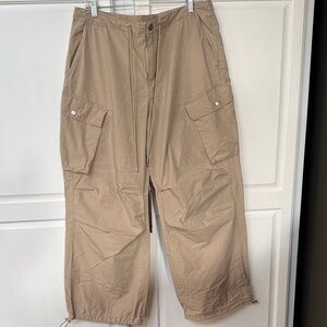 Universal Thread Women's Tan Cargo Drawstring Pants
